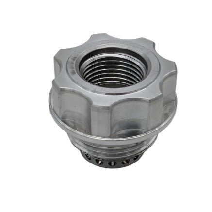 Granatelli -10AN ORB Female -20AN Male Threaded Insert Vented Oil Fill Cap - Natural Granatelli Motor Sports