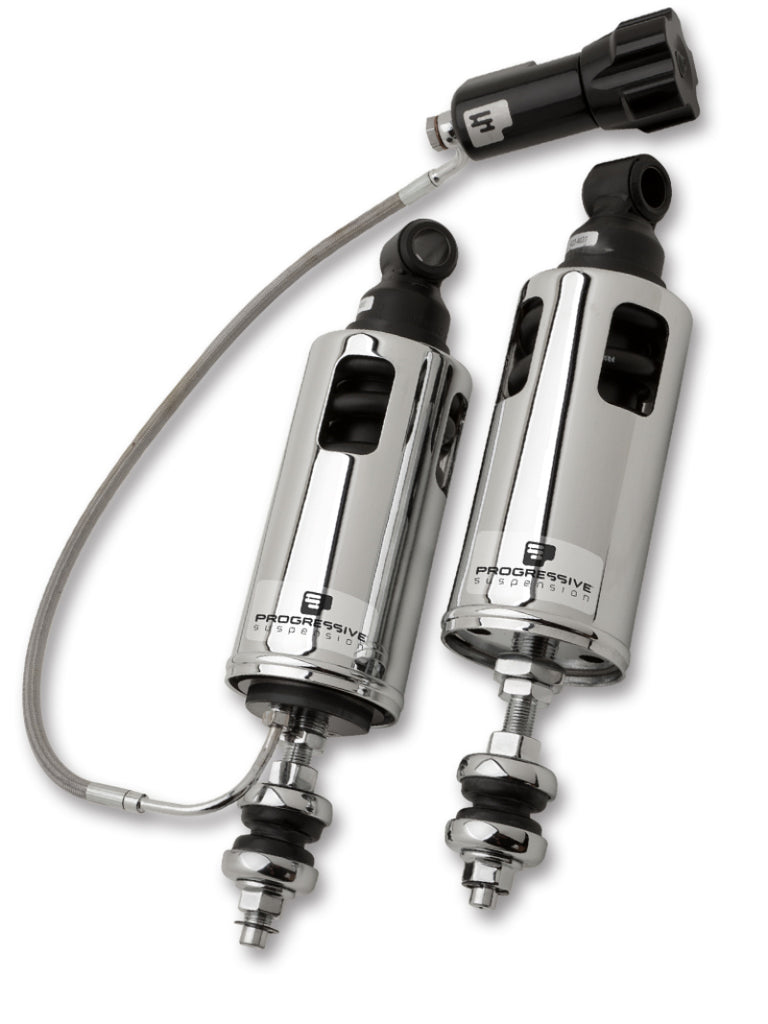 Progressive 89-99 Foftail 422 Series Shock w/RAP STD - Chrome Progressive