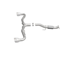 Load image into Gallery viewer, MagnaFlow Cat-Back 2015 Alfa Romeo 4C 1.7L SS 2.5in Dual Split Rear 4.in Tips Magnaflow