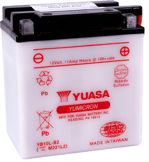Yuasa YB10L-B2 Yumicron 12 Volt Battery-Batteries-Yuasa Battery