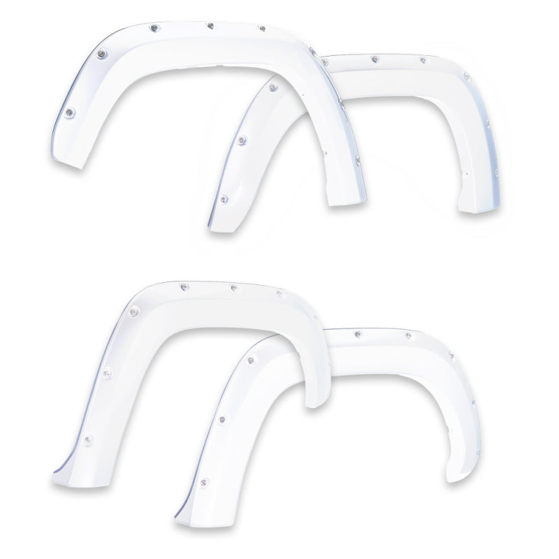 EGR 16+ Toyota Tacoma w/Mudflap Bolt-On Look Color Match Fender Flares - Set - Super White EGR