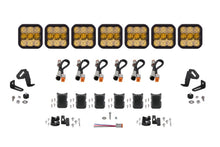 Load image into Gallery viewer, Diode Dynamics SS5 Sport Universal CrossLink 7-Pod Lightbar - Yellow Combo Diode Dynamics