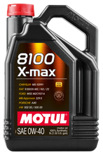 Load image into Gallery viewer, Motul 5L Synthetic Engine Oil 8100 0W40 X-MAX - Porsche A40 Motul