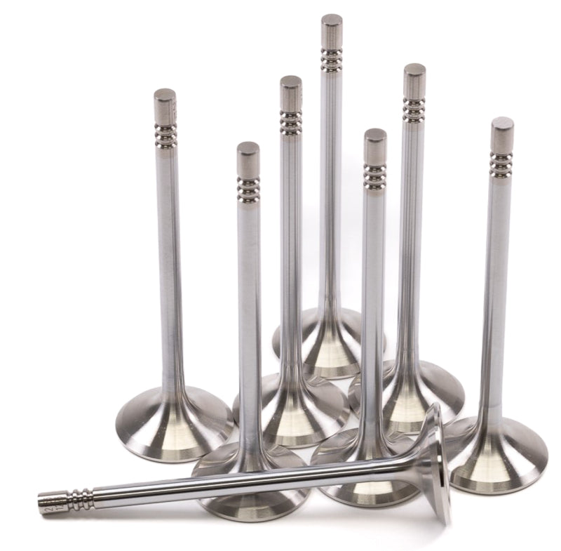 GSC P-D Ford Mustang 5.0L Coyote Gen 1/2 32.75mm Head (+1mm) Chrome Polish Exhaust Valve - Set of 8 GSC Power Division