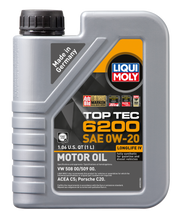 Load image into Gallery viewer, LIQUI MOLY 1L Top Tec 6200 Motor Oil SAE 0W20-Motor Oils-LIQUI MOLY