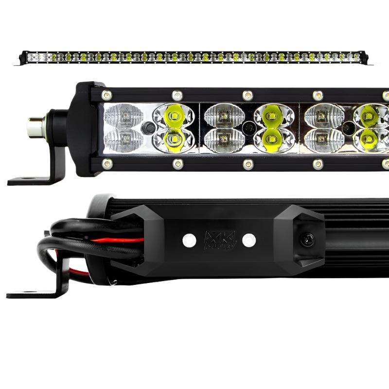 XK Glow RGBW Light Bar High Power Offroad Work/Hunting Light w/ Bluetooth Controller 50In-Light Accessories and Wiring-XKGLOW