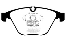 Load image into Gallery viewer, EBC 08-10 BMW M3 4.0 (E90) Bluestuff Front Brake Pads EBC