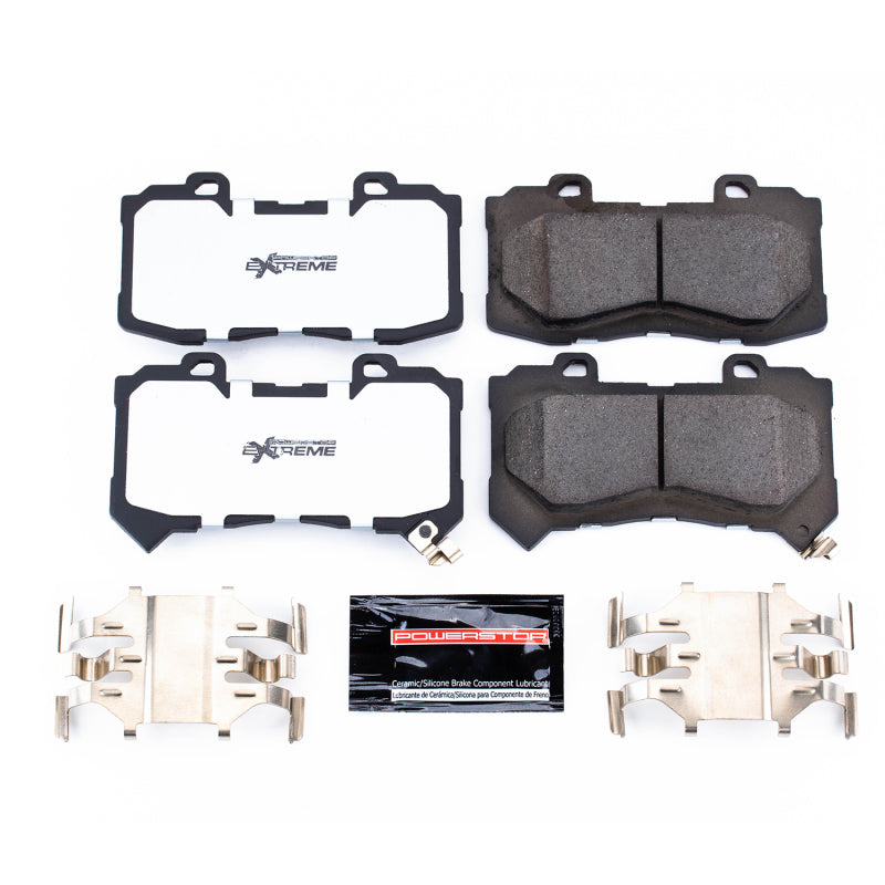Power Stop 15-19 Chevrolet Colorado Front Z36 Truck & Tow Brake Pads w/Hardware-Brake Pads - Performance-PowerStop