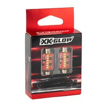 Load image into Gallery viewer, XK Glow White Festoon Error Free Ultra Bright LED Bulbs w/ Built-in Canbus 2pc 31mm-Bulbs-XKGLOW