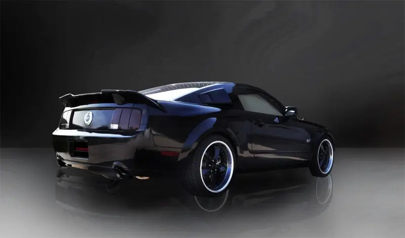 Corsa 05-10 Ford Mustang Shelby GT500 5.4L V8 Black Xtreme Axle-Back Exhaust CORSA Performance
