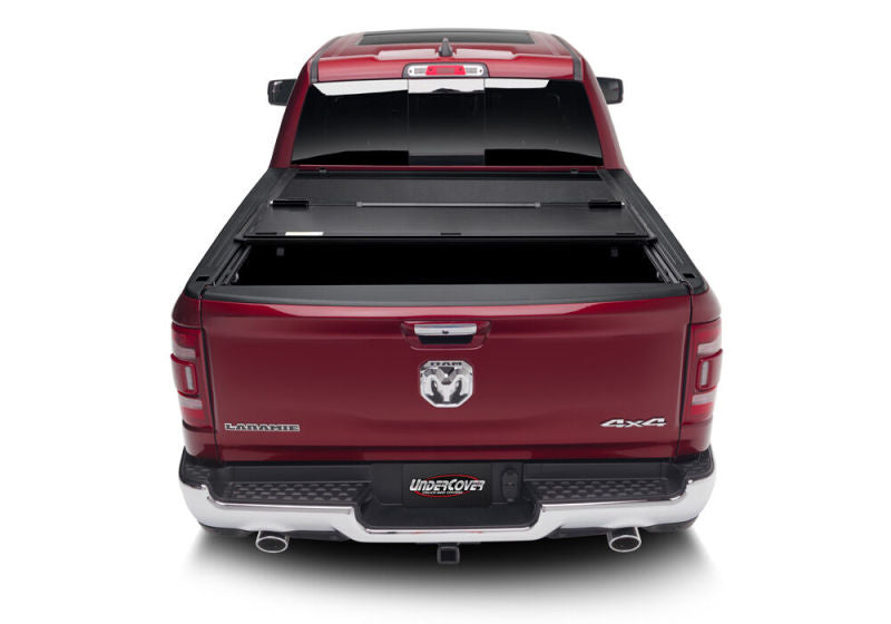 UnderCover 09-18 Ram 1500 (w/o Rambox) (19-20 Classic) 5.7ft Armor Flex Bed Cover - Black Textured-Bed Covers - Folding-Undercover
