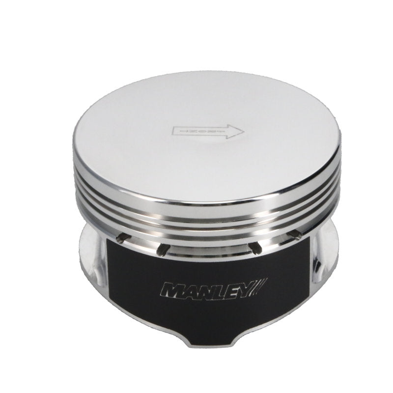 Manley Ford 4.6L/5.4L (3Valve) Flat Top Forged Aluminum 3.572in Bore 0cc Dome Piston Set Manley Performance