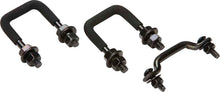 Load image into Gallery viewer, Kentrol 55-86 Jeep Windshield Tie Down Kit CJ - Powdercoat Black Kentrol