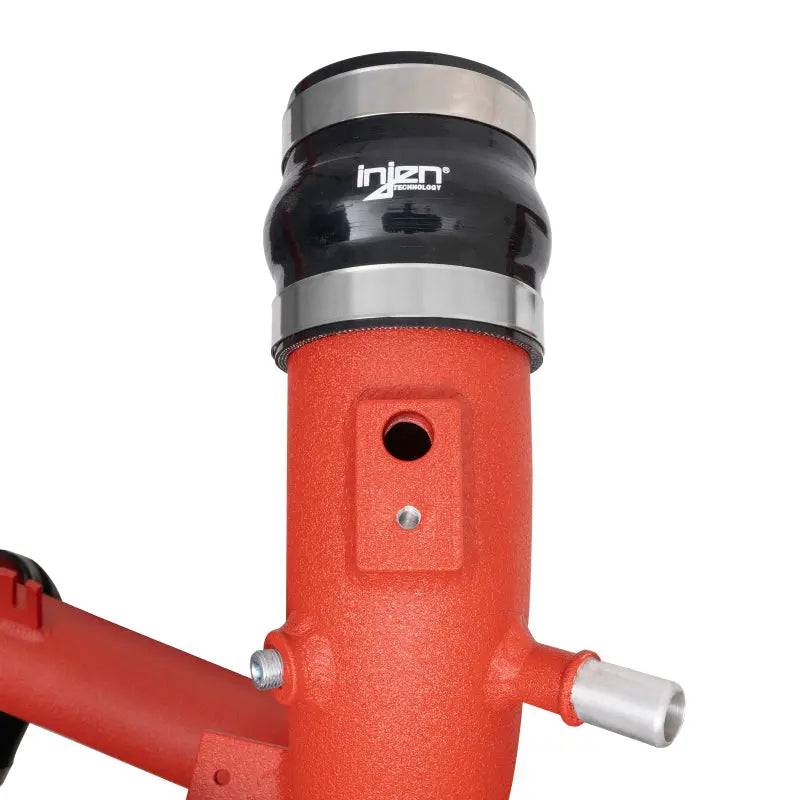 Injen 21-23 Ford Bronco 2.7L V6 (TT) EcoBoost SES Intercooler Pipes - Wrinkle Red Injen