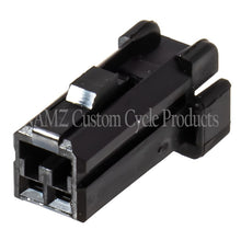 Load image into Gallery viewer, NAMZ AMP 040 Series 2-Position Female Wire Plug Housing Connector (HD 72912-01BK)-Wiring Connectors-NAMZ