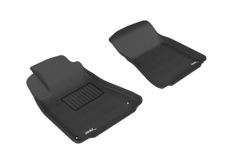 3D MAXpider 2006-2013 Lexus IS Kagu 1st Row Floormat - Black-Floor Mats - Rubber-3D MAXpider