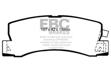 Load image into Gallery viewer, EBC 90-91 Lexus ES250 2.5 Yellowstuff Rear Brake Pads EBC