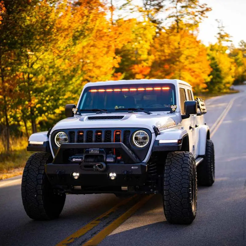 KC HiLiTES FLEX ERA 3 Dual Mode SAE Fog Lights - 2-Light Master Kit for Jeep JK/JL/JT Steel Bumpers KC HiLiTES