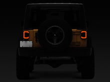 Load image into Gallery viewer, Raxiom 07-18 Jeep Wrangler JK Axial Series LED Halo Tail Lights- Black Housing (Dark Smoked Lens) Raxiom
