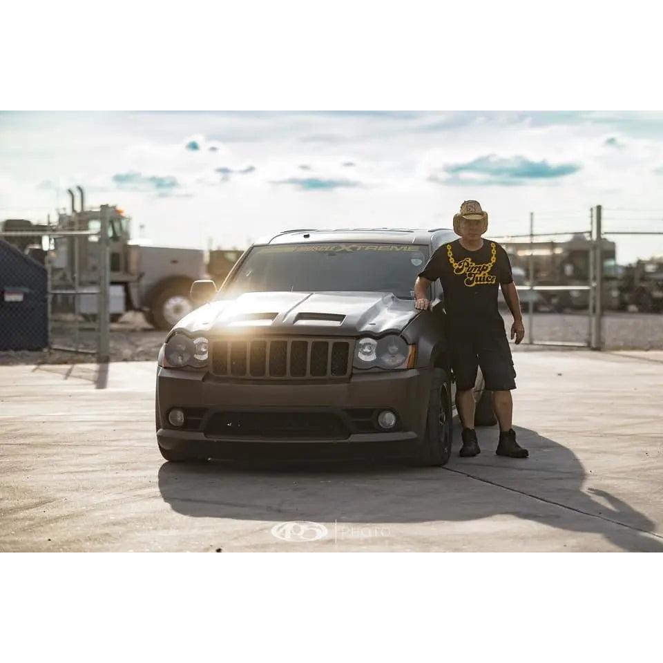 Jeep Grand Cherokee Carbon Fiber Paramedic Hood Wk1 2005-2010 - Black Ops Auto Works