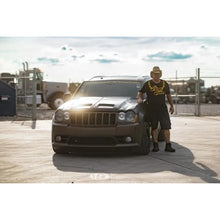 Load image into Gallery viewer, Jeep Grand Cherokee Carbon Fiber Paramedic Hood Wk1 2005-2010 - Black Ops Auto Works