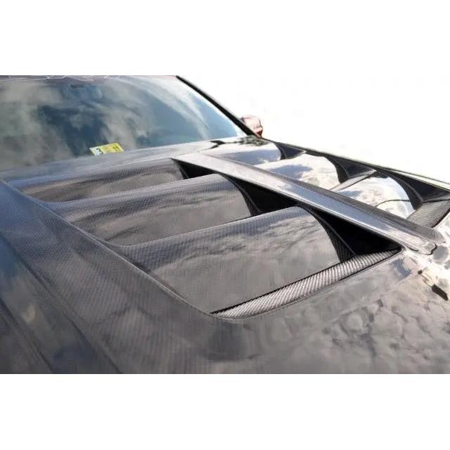 2005-2010 Jeep Grand Cherokee Carbon Fiber Venom Hood - Black Ops Auto Works