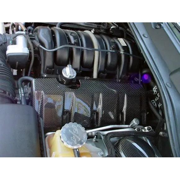 2005-2010 LX Engine Half-Cover Carbon Fiber Replacement - Black Ops Auto Works