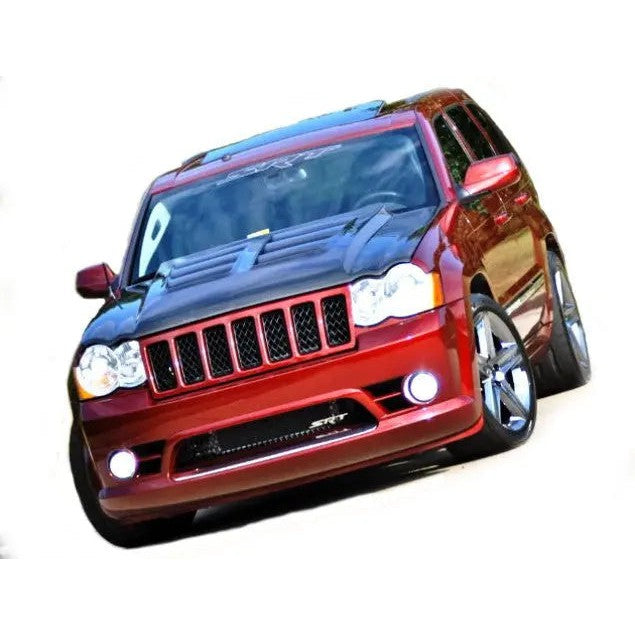 2005-2010 Jeep Grand Cherokee Carbon Fiber Venom Hood - Black Ops Auto Works