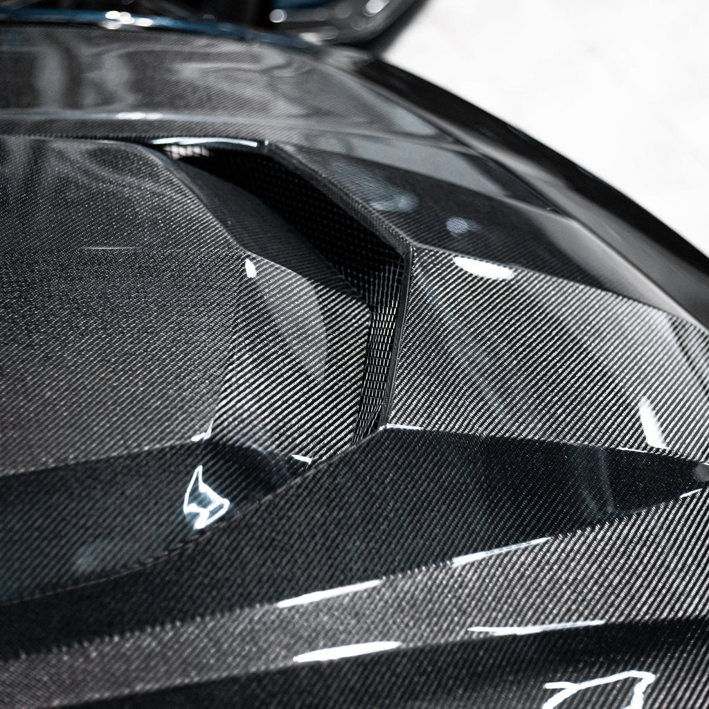 2010-2015 Chevy Camaro Type-ZR Carbon Fiber Double Sided Hood - Black Ops Auto Works