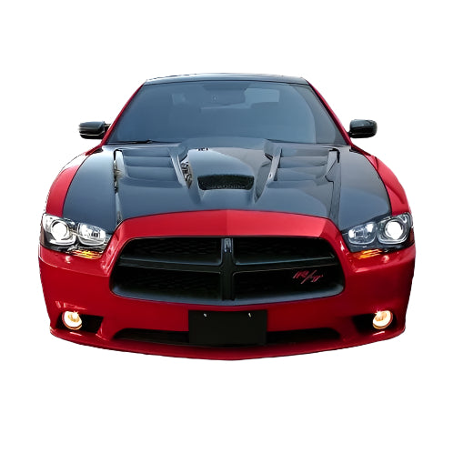 2011-2014 Dodge Charger Sniper 2.0 Carbon Fiber Hood - Black Ops Auto Works