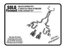 Load image into Gallery viewer, 2011-2017 Chevrolet Caprice Solo Performance 3" Mach X3 Catback Exhaust - Black Ops Auto Works