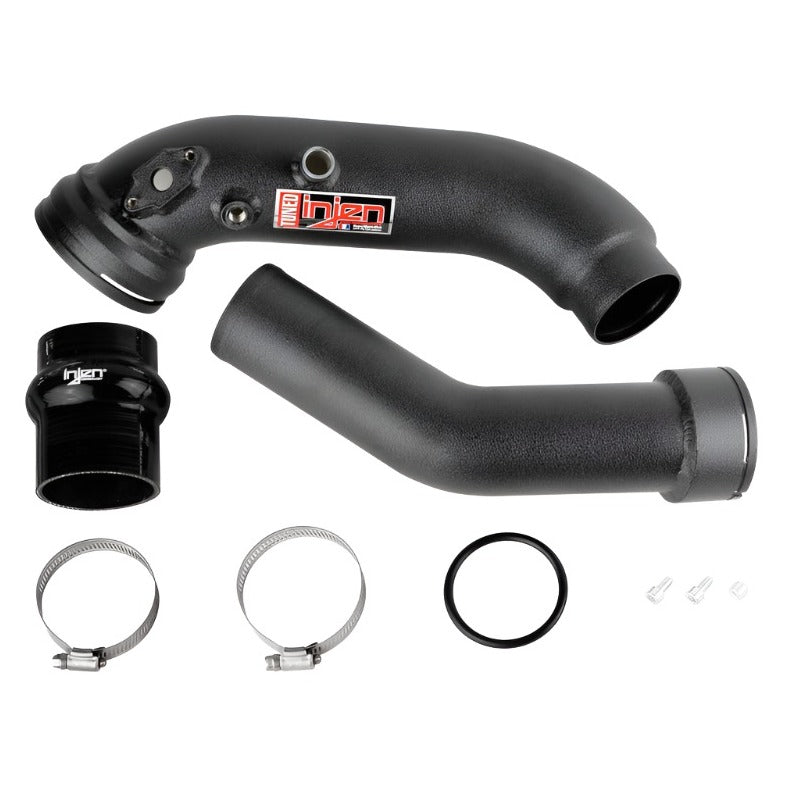 2012-2018 BMW L6-3.0L/ Turbo/ Twin Turbo/L4-2.0L/ L6-2.5L Wrinkle Black Turbo SES Intercooler Pipes Injen INJSES1128ICPWB