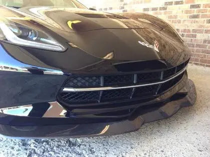 2014-19 CORVETTE CONCEPT7 CARBON FIBER FRONT SPLITTER (2 VARIATIONS) - Black Ops Auto Works