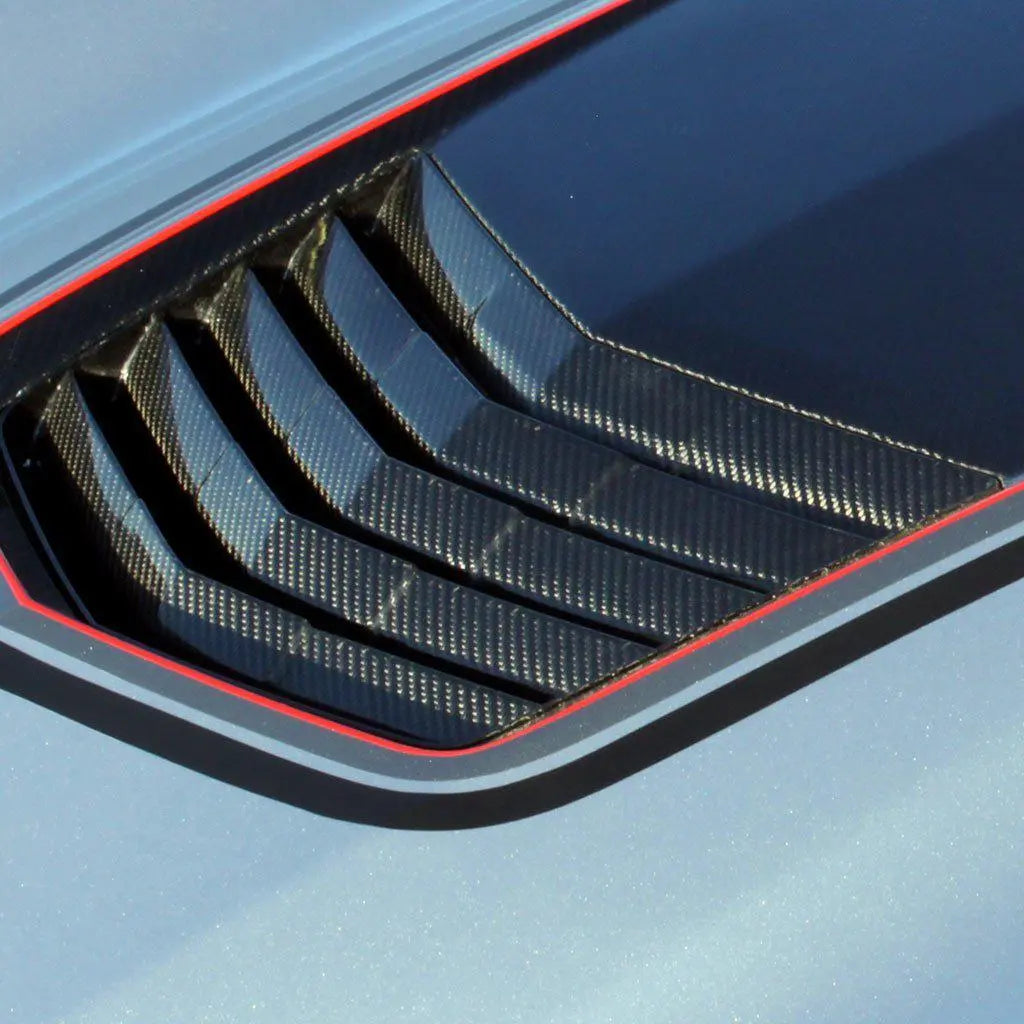 2014-19 CORVETTE CONCEPT7 CARBON FIBER HOOD HEAT EXTRACTOR (2 VARIATIONS) - Black Ops Auto Works