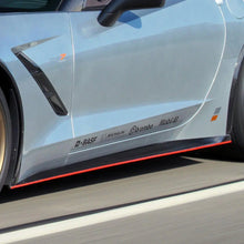 Load image into Gallery viewer, 2014-19 CORVETTE CONCEPT7 CARBON FIBER ROCKER PANELS (2 VARIATIONS) - Black Ops Auto Works