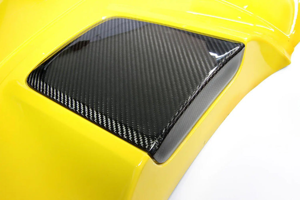 2014-19 CORVETTE CONCEPT7 CARBON FIBER TONNEAU COVER INSERTS (2 VARIATIONS) - Black Ops Auto Works