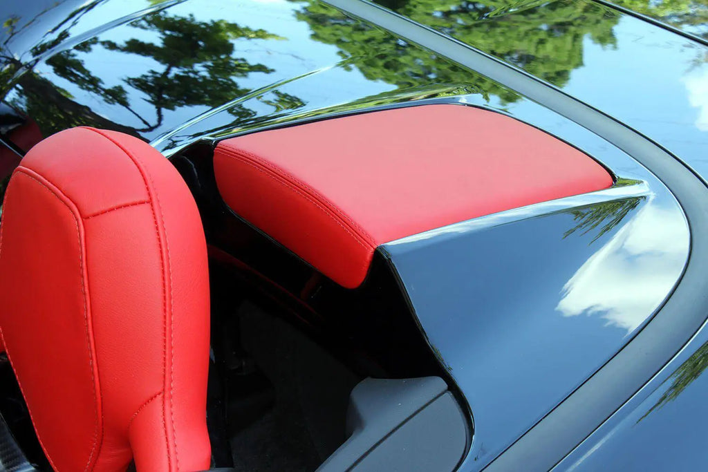 2014-19 CORVETTE CONCEPT7 CONVERTIBLE LEATHER TONNEAU COVER INSERTS (8 COLORS) - Black Ops Auto Works