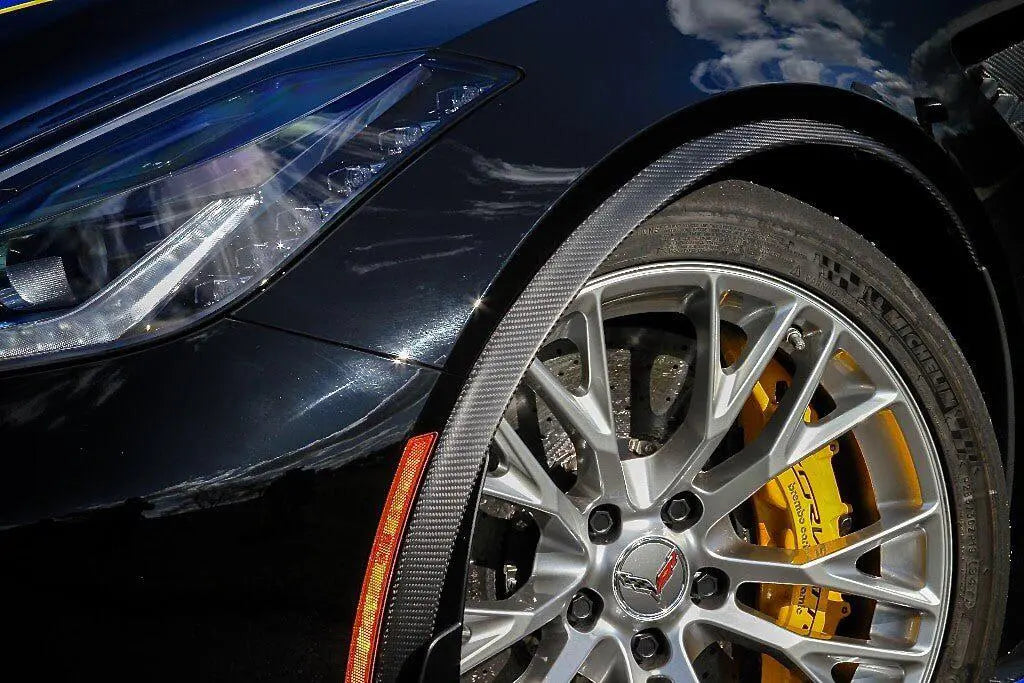 2015-19 CORVETTE Z06 CONCEPTZ CARBON FIBER FRONT FENDER FLARES (2 VARIATIONS) - Black Ops Auto Works