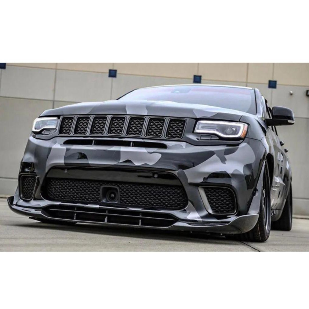 2017-2021 Jeep Grand Cherokee TrackDemon Carbon Fiber Front Splitter - Black Ops Auto Works
