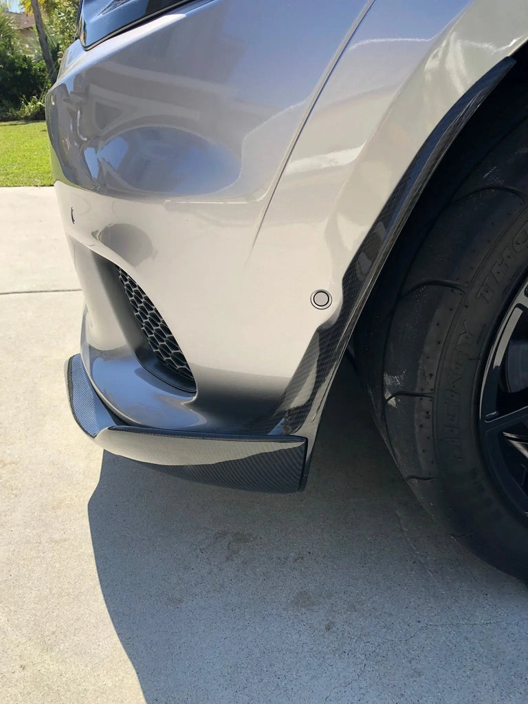2017-2021 Jeep Grand Cherokee TrackDemon Carbon Fiber Front Splitter - Black Ops Auto Works