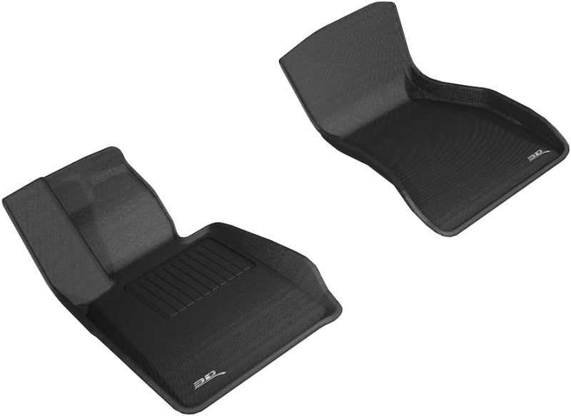 3D MAXpider 2017-2020 BMW 5 Series G30/G31 Kagu 1st Row Floormat - Black-Floor Mats - Rubber-3D MAXpider