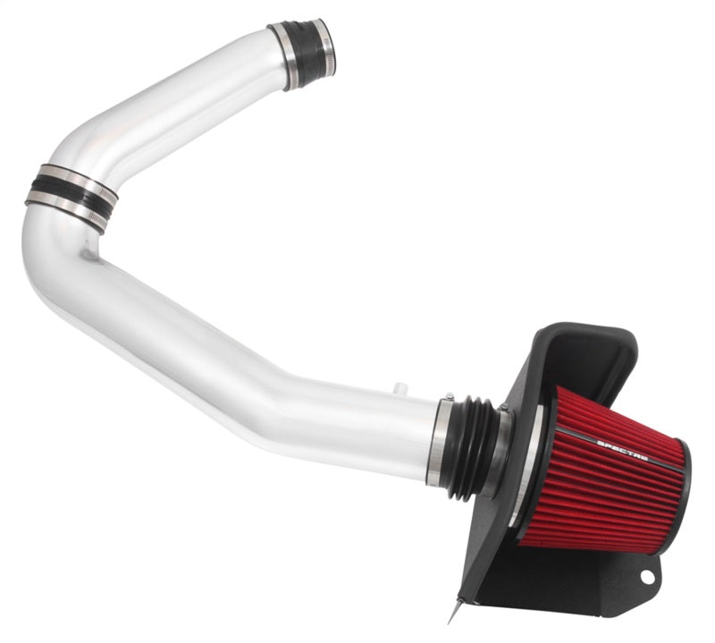 Spectre 11-15 Jeep Grand Cherokee V6-3.6L F/I Air Intake Kit - Polished w/Red Filter Spectre