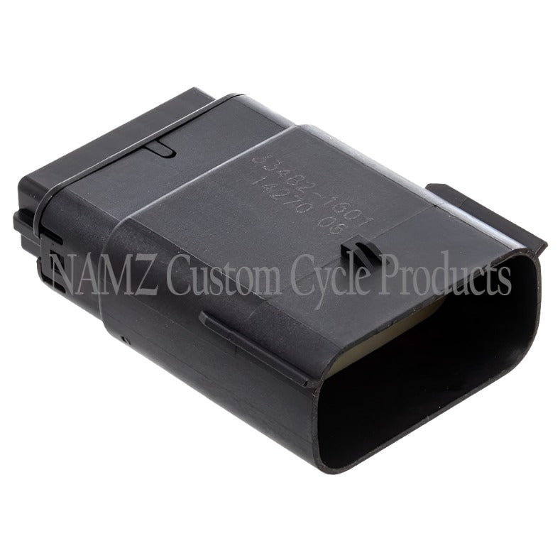 NAMZ 07-23 V-Twin Molex MX-150 16-Position Male Connector - Black (HD 72167-07BK)-Wiring Connectors-NAMZ