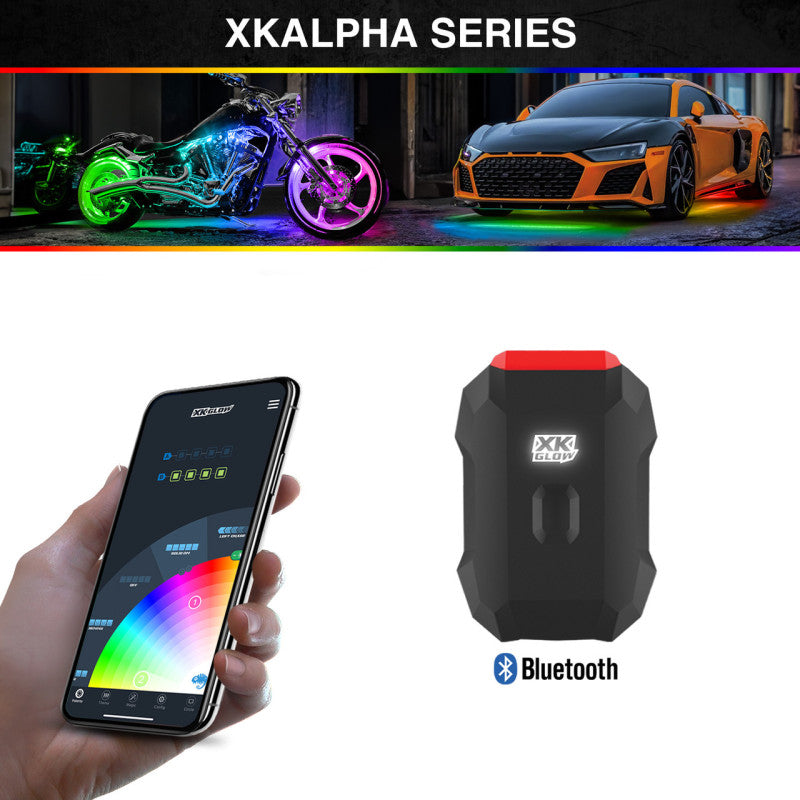 XK Glow Bluetooth Smartphone App Controller XKalpha-Light Accessories and Wiring-XKGLOW