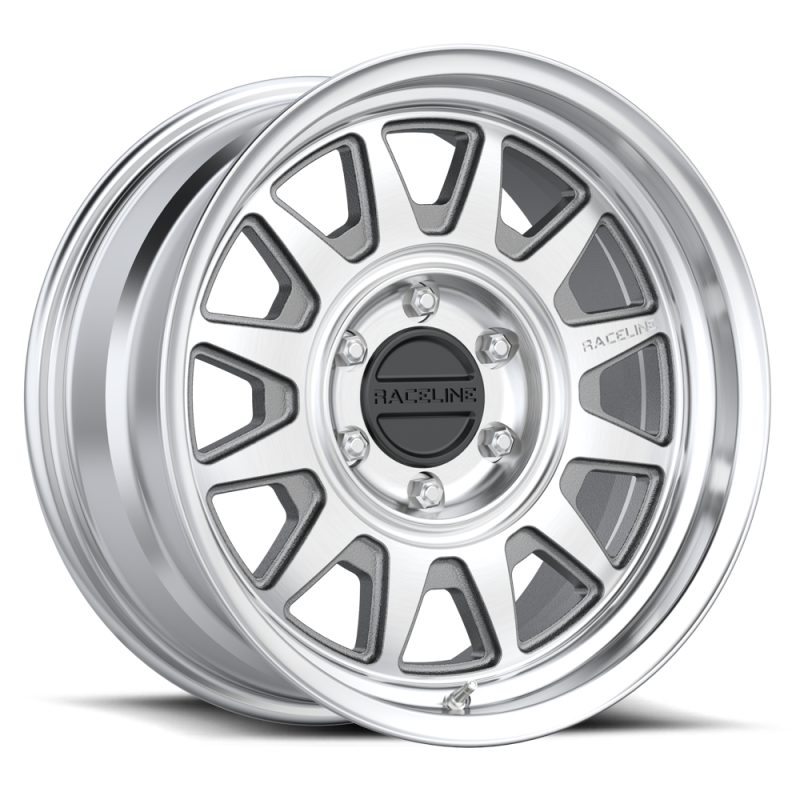 Raceline 952MC Aero 17x8.5in / 6x139.7 BP / 0mm Offset / 106.1mm Bore - Machined Wheel Raceline