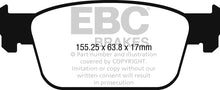 Load image into Gallery viewer, EBC 2017+ Audi A4 2.0L Turbo (B9) Yellowstuff Front Brake Pads-Brake Pads - Performance-EBC