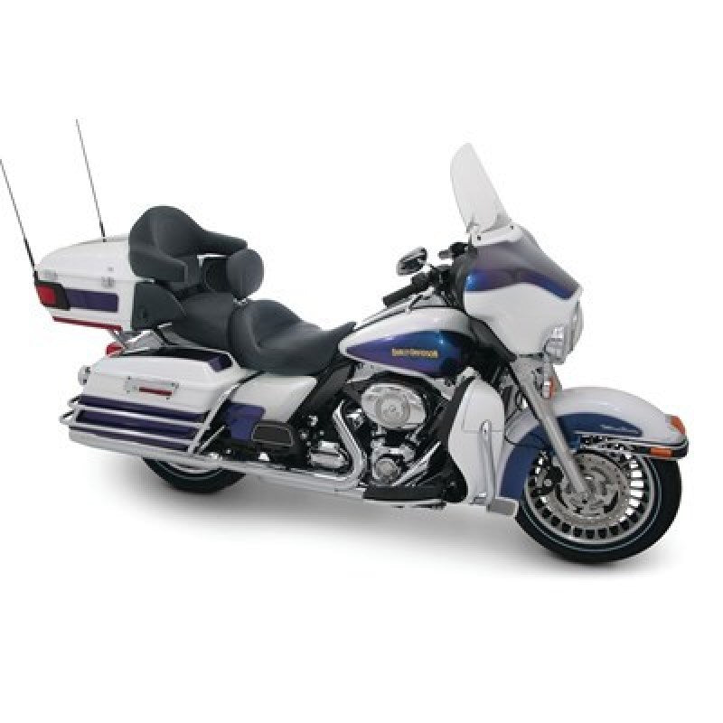 Mustang 97-07 Harley Electra Glide,Rd Glide Lowdown Touring Passenger Seat - Black Mustang Motorcycle