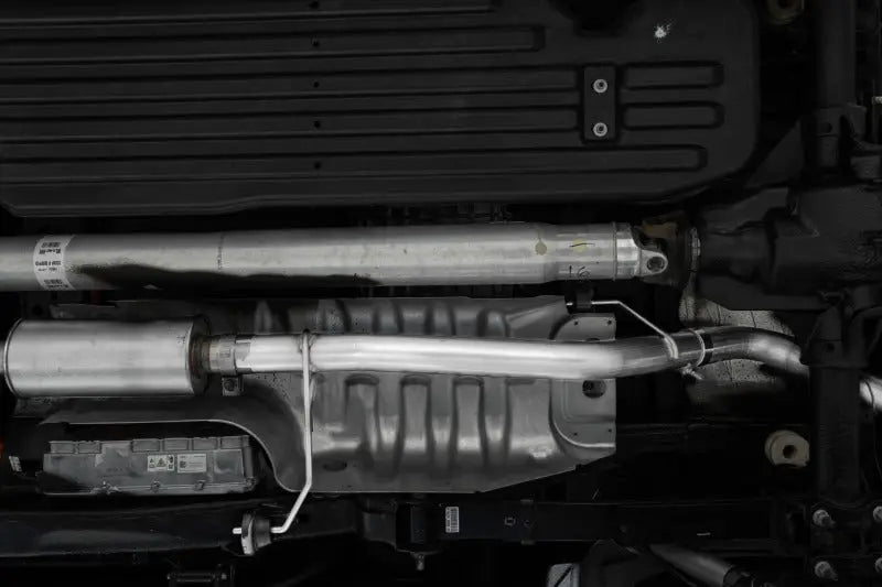 MBRP 2021+ Ford F-150 Powerboost Hybrid 3in Single Side Exit - Aluminized Steel MBRP