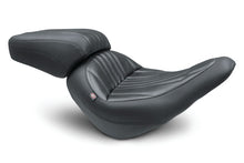 Load image into Gallery viewer, Mustang 18-21 Harley Low Rider &amp; Sport Glide Standard Touring Passenger Seat Dagger - Black Mustang Motorcycle
