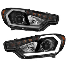 Load image into Gallery viewer, ANZO 2014-2016 Kia Forte Projector Headlights w/ Light Bar Black Housing w/ DRL ANZO